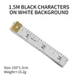 Soft Tape Measure Double Scale Sewing Ruler | https://www.bestnamebadges.com