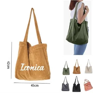 Corduroy Tote Bag