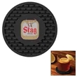 Heavy Duty Round PVC Soft Rubber Coaster | https://www.bestnamebadges.com