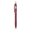 Plastic Ballpoint Click Pen with Metallic Accent | https://www.bestnamebadges.com