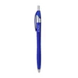 Plastic Ballpoint Click Pen with Metallic Accent | https://www.bestnamebadges.com