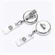 Office Retractable Nurse ID Badge Reel Holder with Belt Clip | https://www.bestnamebadges.com