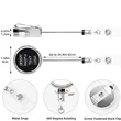 Office Retractable Nurse ID Badge Reel Holder with Belt Clip | https://www.bestnamebadges.com