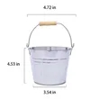 Mini Creative Metal  Fun Beer Cups Drinking Buckets | https://www.bestnamebadges.com