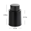 Press-Type Vacuum Wine Stopper with Integrated Pump | https://www.bestnamebadges.com