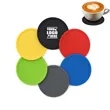 3.93'' Round Silicone Coaster | https://www.bestnamebadges.com