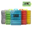 Plastic Lure Double Sides Tackle Box | https://www.bestnamebadges.com
