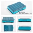 Plastic Lure Double Sides Tackle Box | https://www.bestnamebadges.com