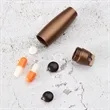 Outdoor Emergency Pill Capsule Keychain Waterproof Container | https://www.bestnamebadges.com