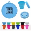 Collapsible Silicone Cup | https://www.bestnamebadges.com