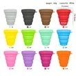 Collapsible Silicone Cup | https://www.bestnamebadges.com