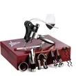 Luxury Rabbit Head Corkscrew Wine Opener Set Accessories | https://www.bestnamebadges.com
