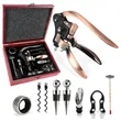 Luxury Rabbit Head Corkscrew Wine Opener Set Accessories | https://www.bestnamebadges.com