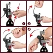 Luxury Rabbit Head Corkscrew Wine Opener Set Accessories | https://www.bestnamebadges.com