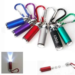 Flashlight Mini Carabiner Keychain