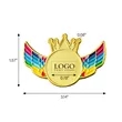 Custom Crown Wing Name Badges | https://www.bestnamebadges.com