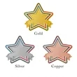 Full Color Star Name Badges | https://www.bestnamebadges.com