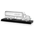 Crystal Oil Tanker on Base - Black | https://www.bestnamebadges.com