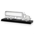 Crystal Oil Tanker on Base - Black | https://www.bestnamebadges.com