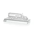 Crystal Oil Tanker on Base - Clear | https://www.bestnamebadges.com