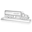Crystal Oil Tanker on Base - Clear | https://www.bestnamebadges.com