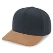 5 Panel Melton Wool Suede Cap | https://www.bestnamebadges.com
