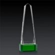 Geneva 3D Award on Base - Green | https://www.bestnamebadges.com