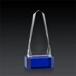 Geneva 3D Award on Base - Blue | https://www.bestnamebadges.com