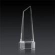 Akron Tower 3D Award on Base - Clear | https://www.bestnamebadges.com