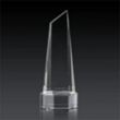 Akron Tower 3D Award on Base - Clear | https://www.bestnamebadges.com