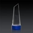 Akron Tower 3D Award on Base - Blue | https://www.bestnamebadges.com