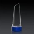 Akron Tower 3D Award on Base - Blue | https://www.bestnamebadges.com
