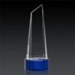 Akron Tower 3D Award on Base - Blue | https://www.bestnamebadges.com