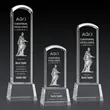 Silkwood 3D Award on Base - Clear | https://www.bestnamebadges.com