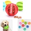Natural Rubber Pet Toy Teething Ball | https://www.bestnamebadges.com