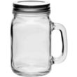 16 oz. Libbey® Handle Mason Jars with Lids | https://www.bestnamebadges.com