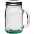 16 oz. Libbey® Handle Mason Jars with Lids | https://www.bestnamebadges.com