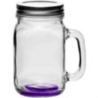 16 oz. Libbey® Handle Mason Jars with Lids | https://www.bestnamebadges.com
