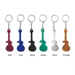 Guitar Shaped Bottle Opener Keychain | https://www.bestnamebadges.com
