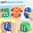 Stress Relief Cube Foam Dice | https://www.bestnamebadges.com