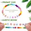 Stretch Beaded Bracelets | https://www.bestnamebadges.com