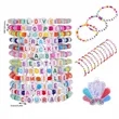 Stretch Beaded Bracelets | https://www.bestnamebadges.com