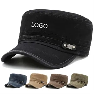 Unisex 100% Cotton Washable Cadet Cap