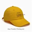 Organic Cotton Heat transfer Custom Dad Hat | https://www.bestnamebadges.com