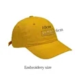 Organic Cotton Embroidery Custom Dad Hat | https://www.bestnamebadges.com