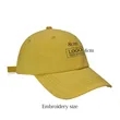 Simple Versatile Embroidery Custom Dad Hat | https://www.bestnamebadges.com