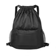 Waterproof Drawstring Backpack With Mesh Pockets | https://www.bestnamebadges.com