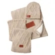 Leeman Trellis Knit Gift Set | https://www.bestnamebadges.com