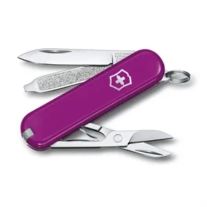 Victorinox Classic SD 7 Function Swiss Army Knife - Purple