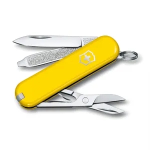 Victorinox Classic SD 7 Function Swiss Army Knife - Yellow